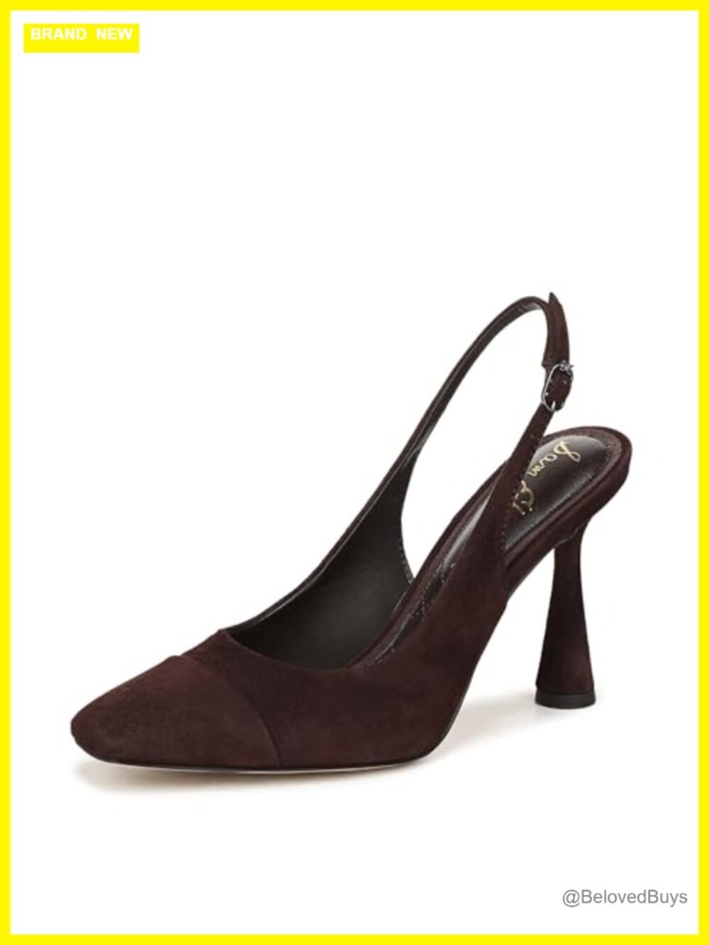 Woven Slingback Pump Cap Toe Sculpted Heel Formal Dress